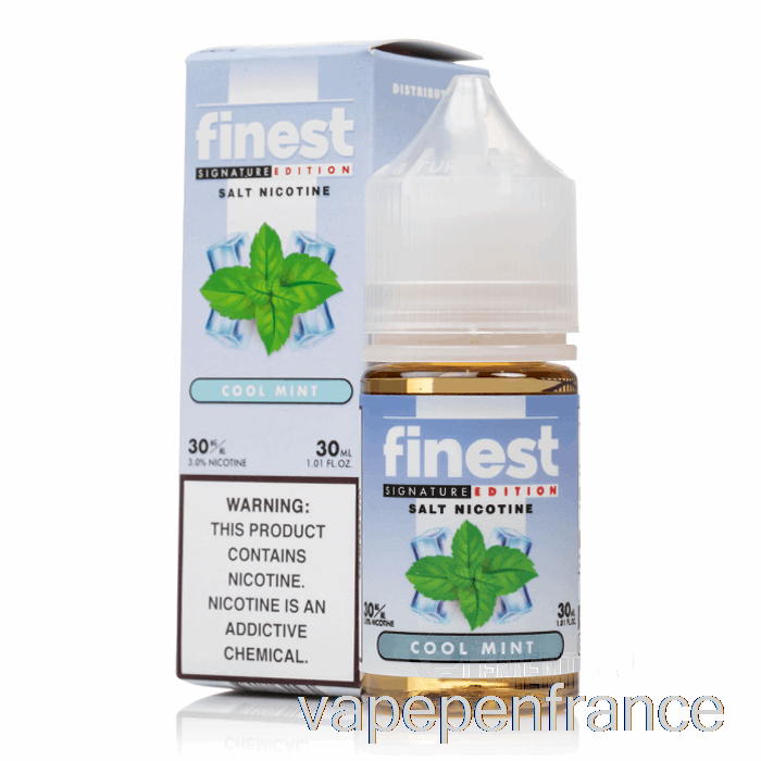 Menthe Fraîche - La Meilleure édition Signature Sel Nic - 30 Ml 50 Mg Stylo Vape